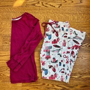 Gilligan & O’Malley Fashion Print Pajama Set for Women